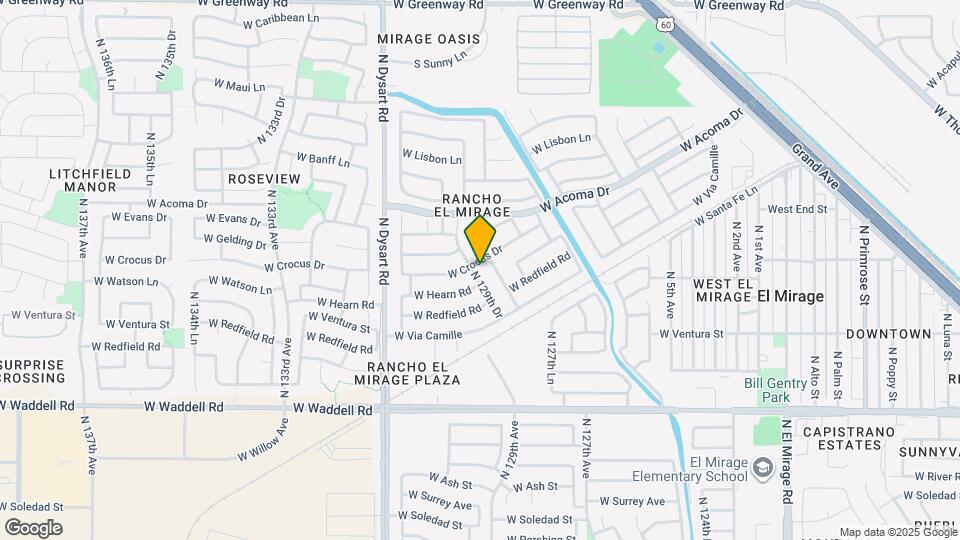 14317 N 129th Dr Map and Location Details