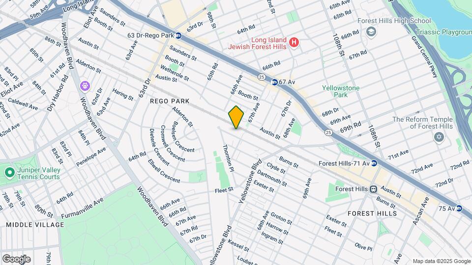 6639 Burns St, Unit Walk-in Studio Mapa y Detalles de la Ubicación