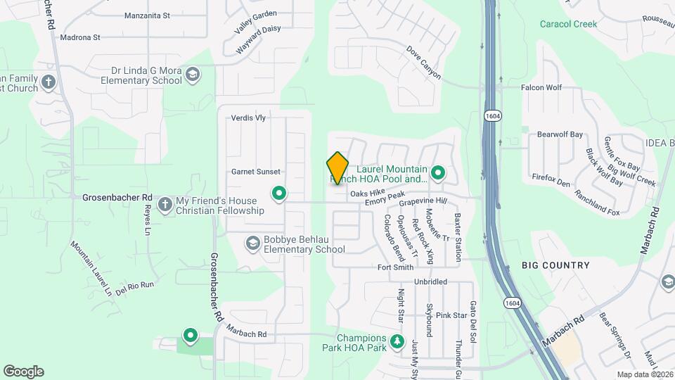 11515 Oaks Hike Map and Location Details