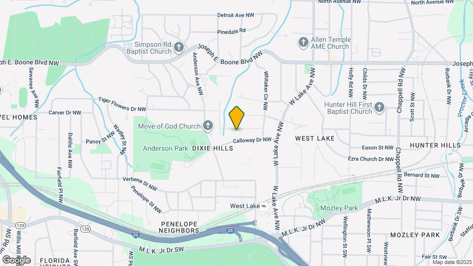1854 Oakmont Dr NW Map and Location Details
