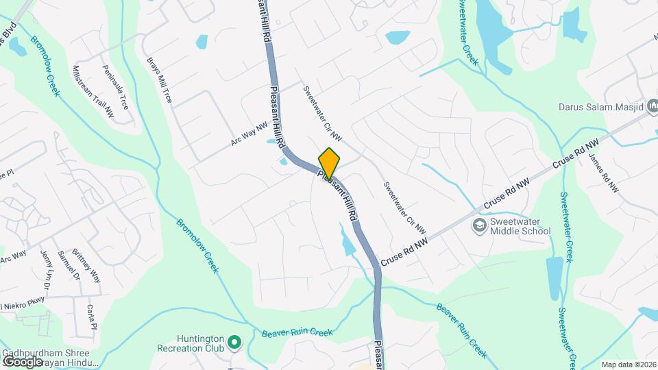 Room in House on Pleasant Hill Rd Mapa y Detalles de la Ubicación