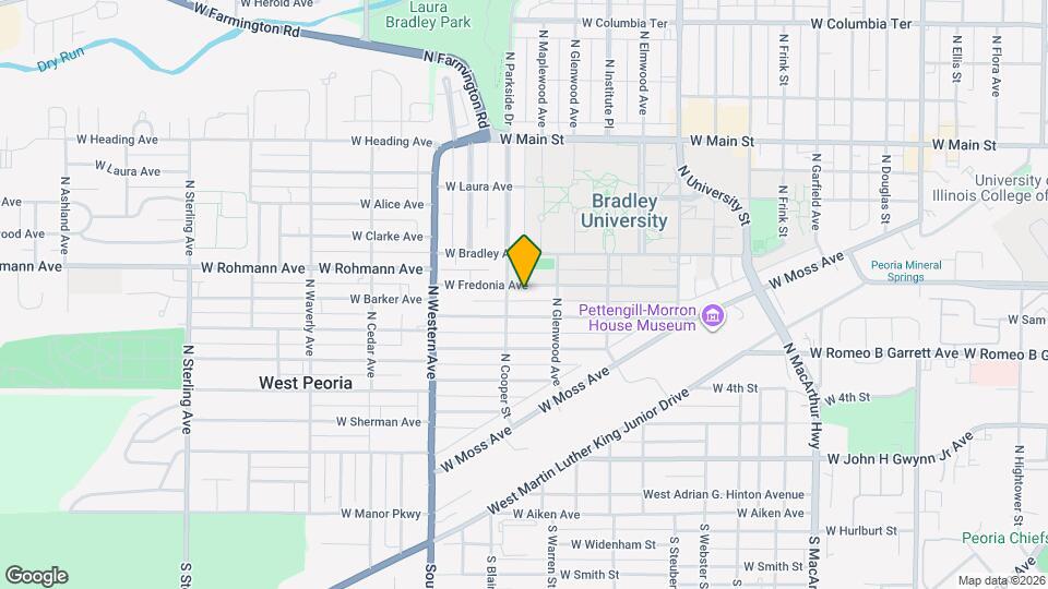 1620 W Fredonia Ave Map and Location Details