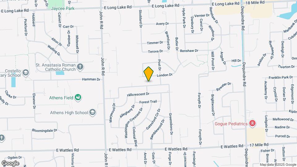 2309 Cumberland Dr Map and Location Details