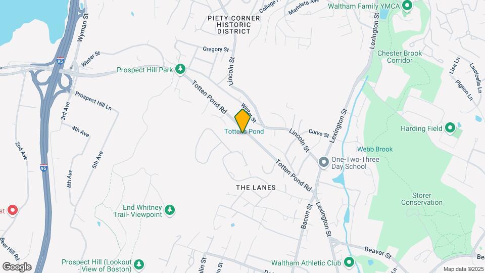 166 Totten Pond Rd Map and Location Details