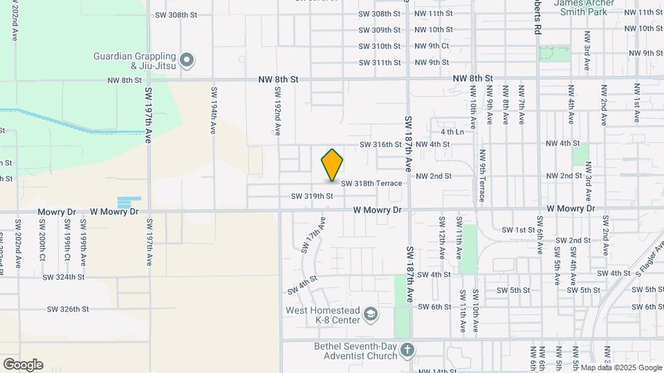 18932 SW 318th Terrace Map and Location Details