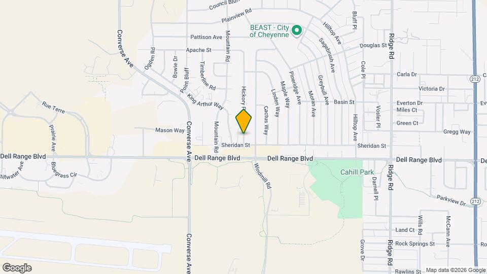 4719 Hickory Pl Map and Location Details