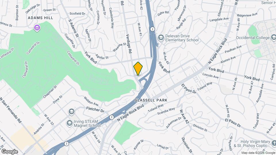 3968 Verdugo Rd Map and Location Details