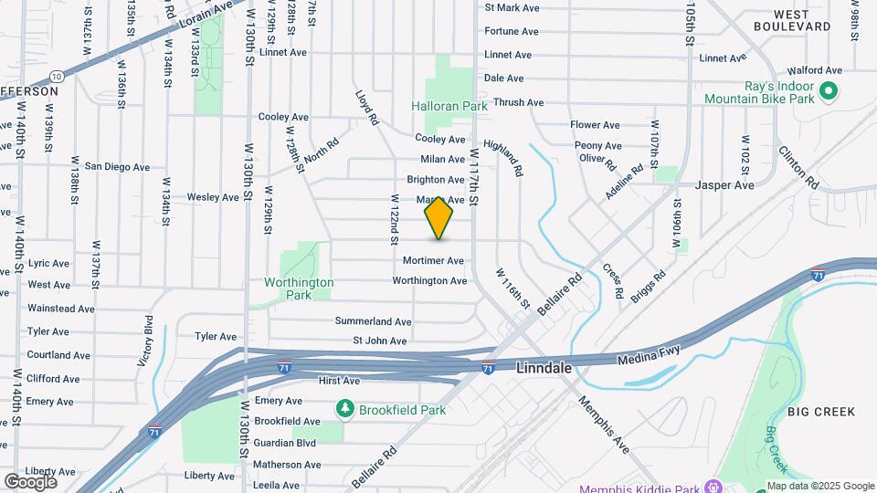11901 Kensington Ave Map and Location Details