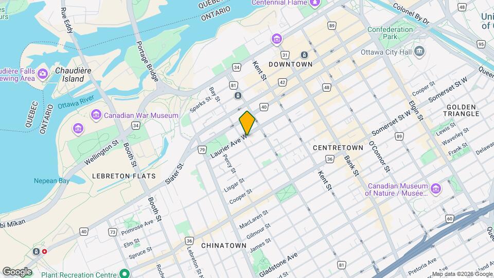 470 Laurier Ave W Map and Location Details