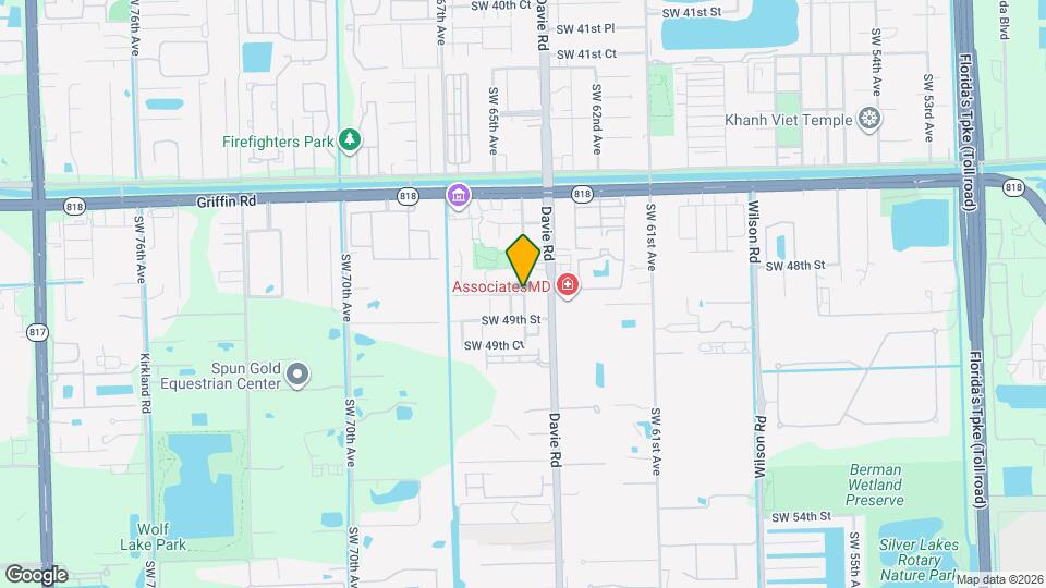 4790 SW 65th Ave Mapa y Detalles de la Ubicación