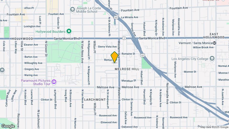 5323 Lemon Grove Ave Map and Location Details