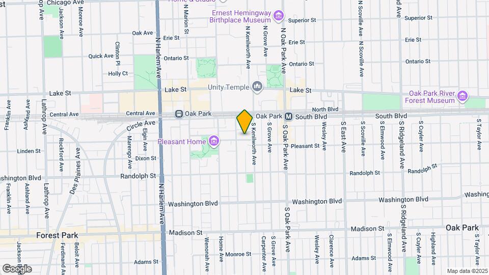916 Pleasant St, Unit 1 Map and Location Details