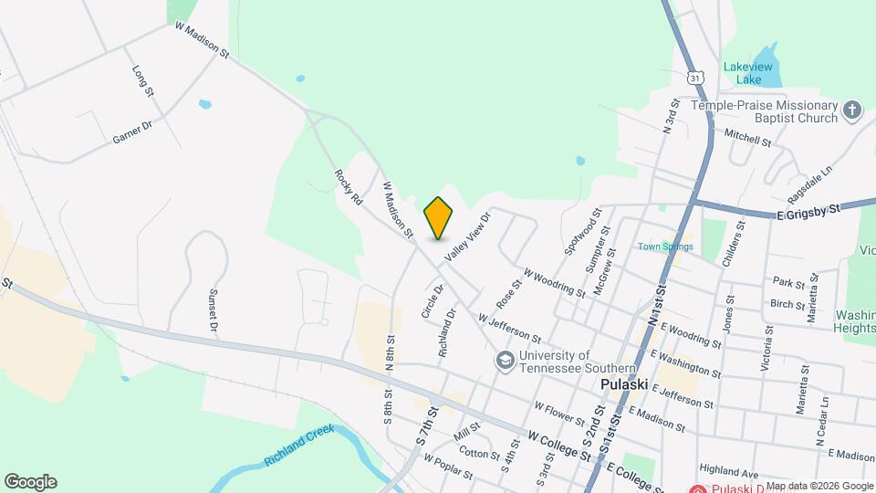 318 Valley View Dr Map and Location Details