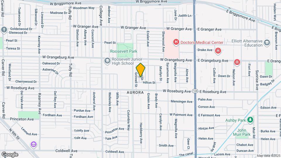 1233 Fulton St Map and Location Details