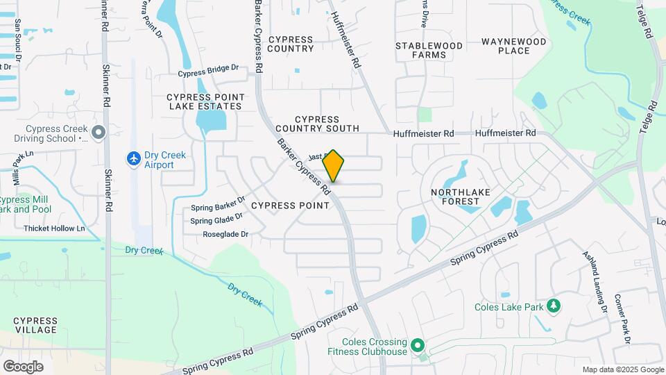 14506 Golden Cypress Ln Map and Location Details