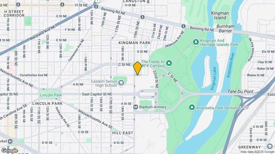 1909 Constitution Ave NE, Unit 4 Map and Location Details