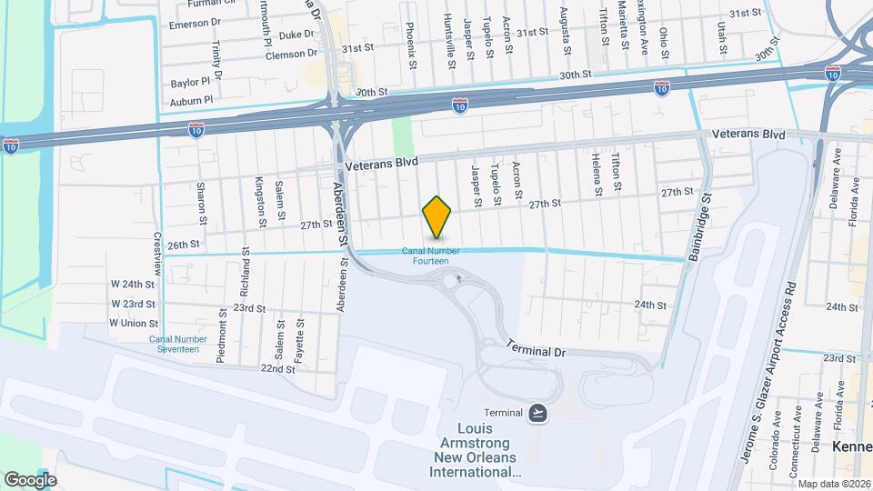 2603 Panama St Map and Location Details
