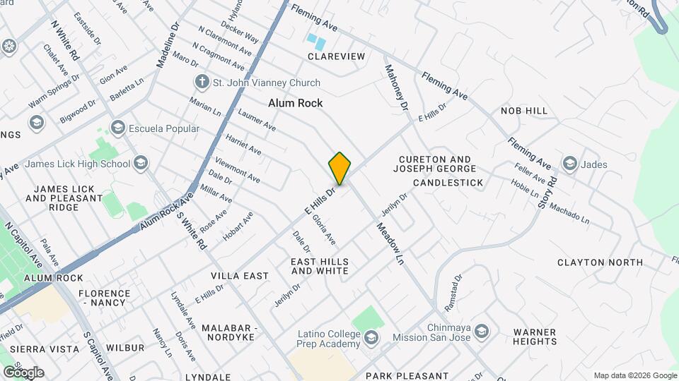 3534 E Hills Dr Mapa y Detalles de la Ubicación