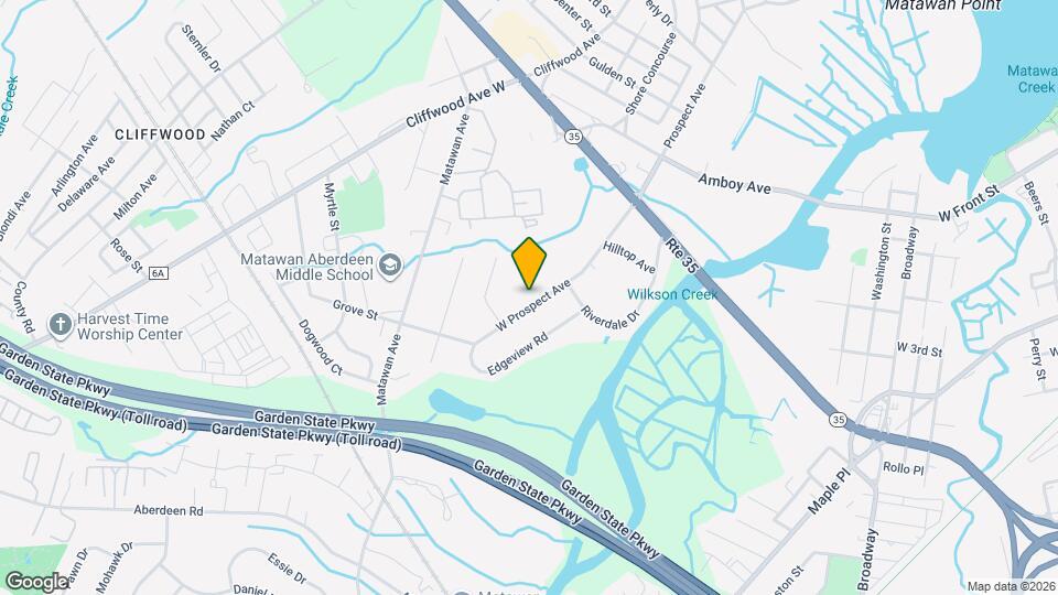 302 W Prospect Ave Map and Location Details