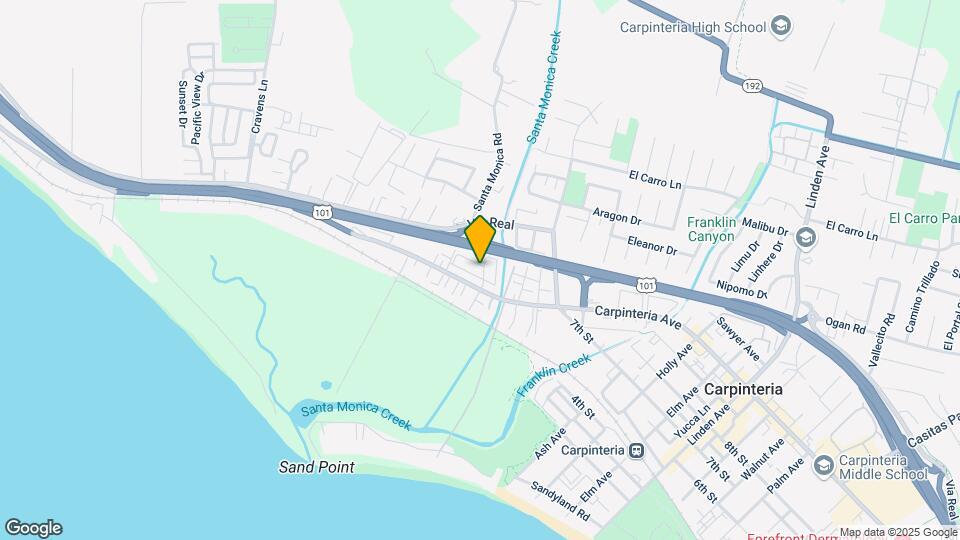 4400 Carpinteria Ave Map and Location Details