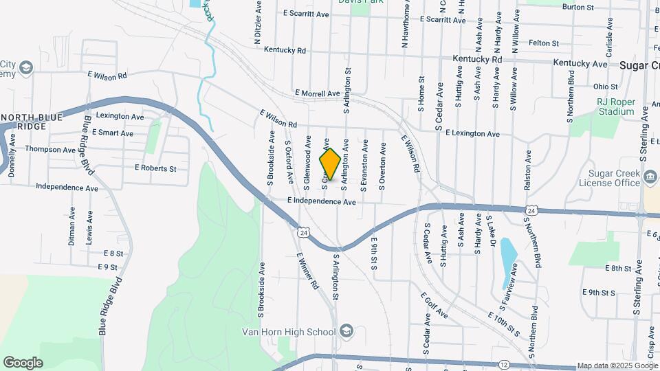 573 S Crescent Ave Map and Location Details