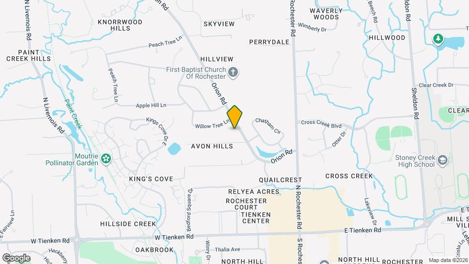 6552 Orion Rd Map and Location Details