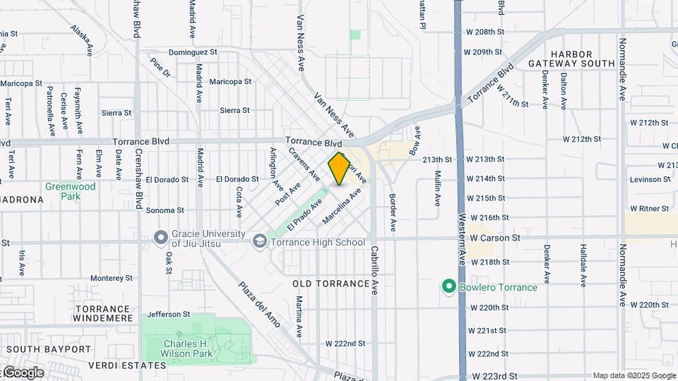 1340 El Prado Ave Map and Location Details