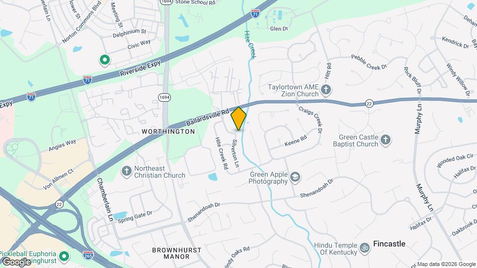 5211 Silverton Ln Map and Location Details