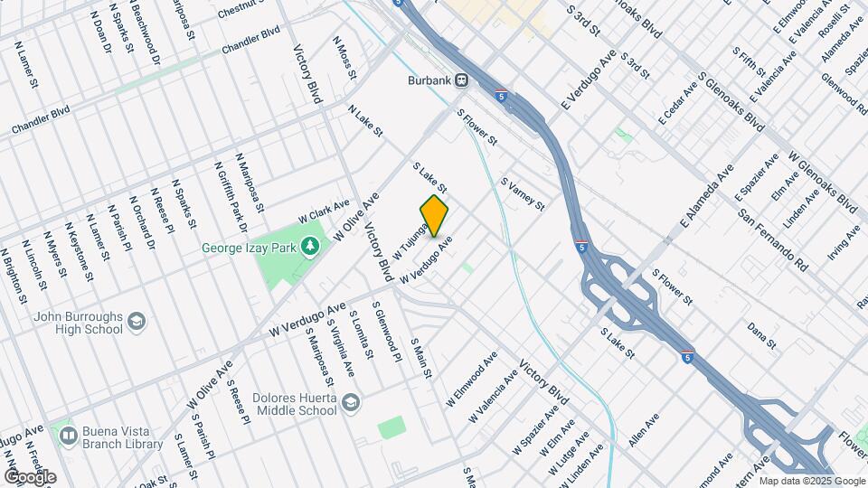 251 W Verdugo Ave Map and Location Details