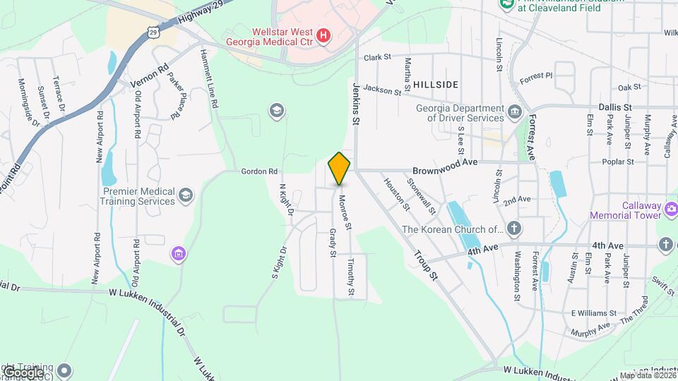 810 Monroe St Map and Location Details