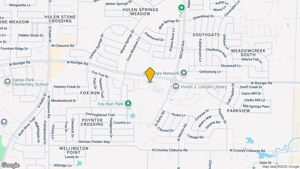 8724 Texas Risinger Dr Mapa y Detalles de la Ubicación