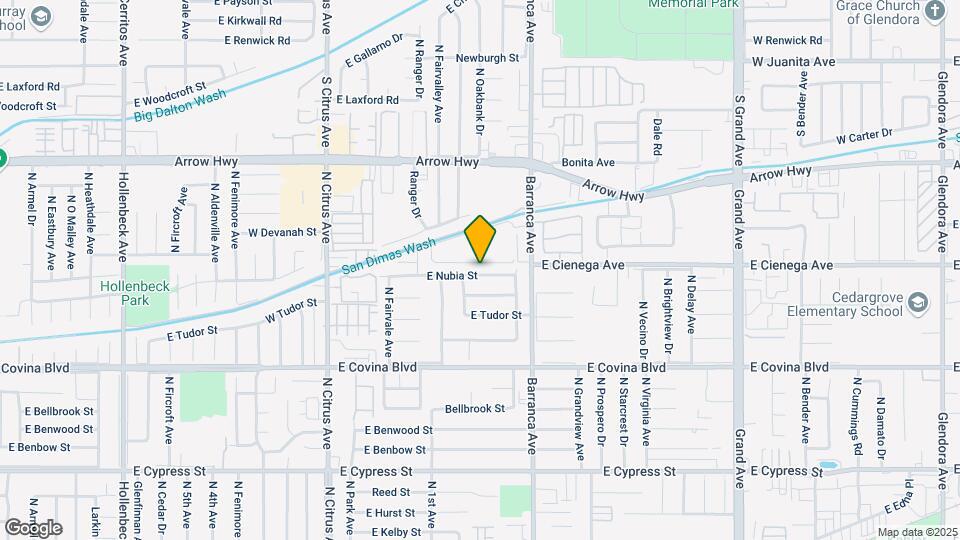 387 E Nubia St Map and Location Details