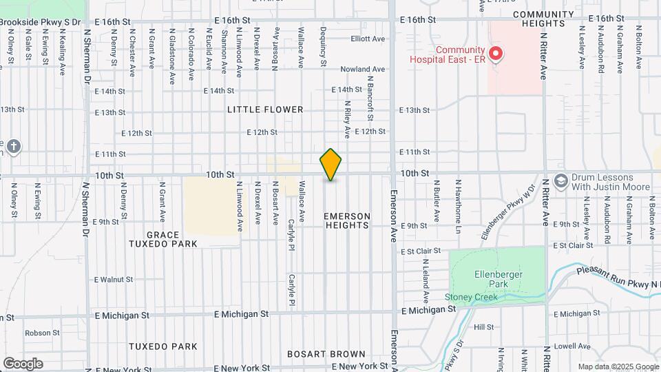 927 Dequincy St Map and Location Details