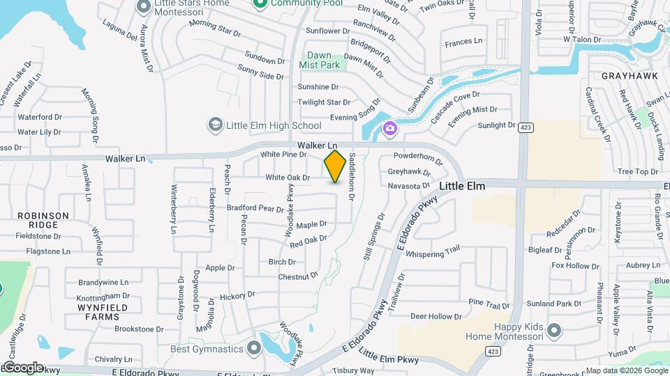 2361 Live Oak Dr Mapa y Detalles de la Ubicación