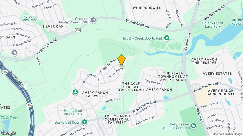 11012 Crazy Well Dr Map and Location Details