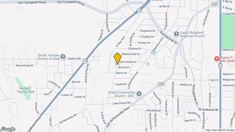 1531 Bowie Dr Map and Location Details