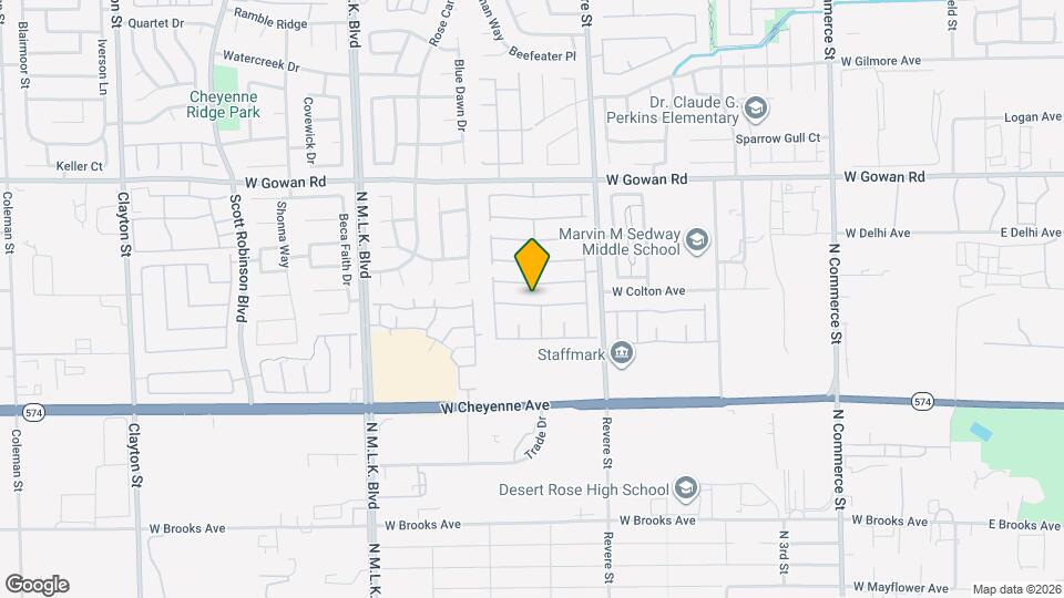 916 Melic Way Map and Location Details