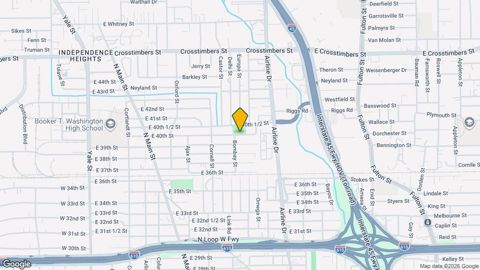 933 E 40th St Map and Location Details