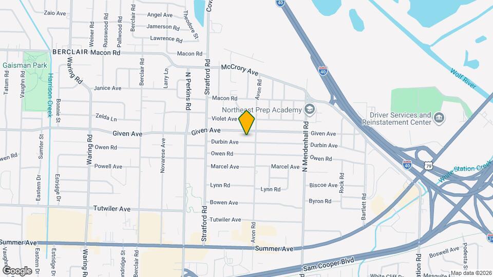 4744 Durbin Ave Map and Location Details
