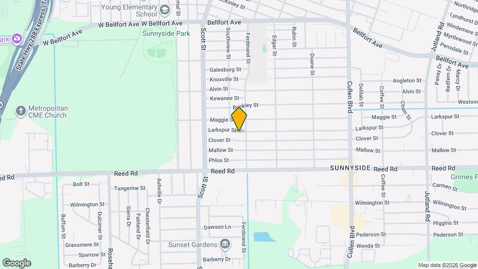 4214 Larkspur St Map and Location Details