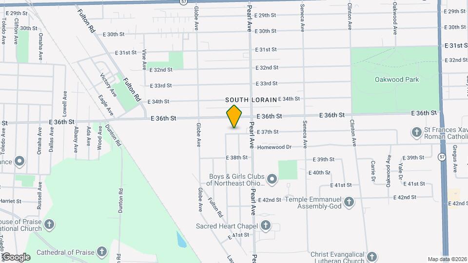 1771 E 37th St Map and Location Details