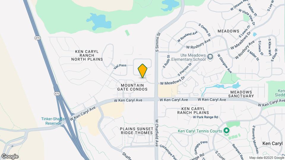 7369 S Gore Range Rd, Unit 203 Map and Location Details