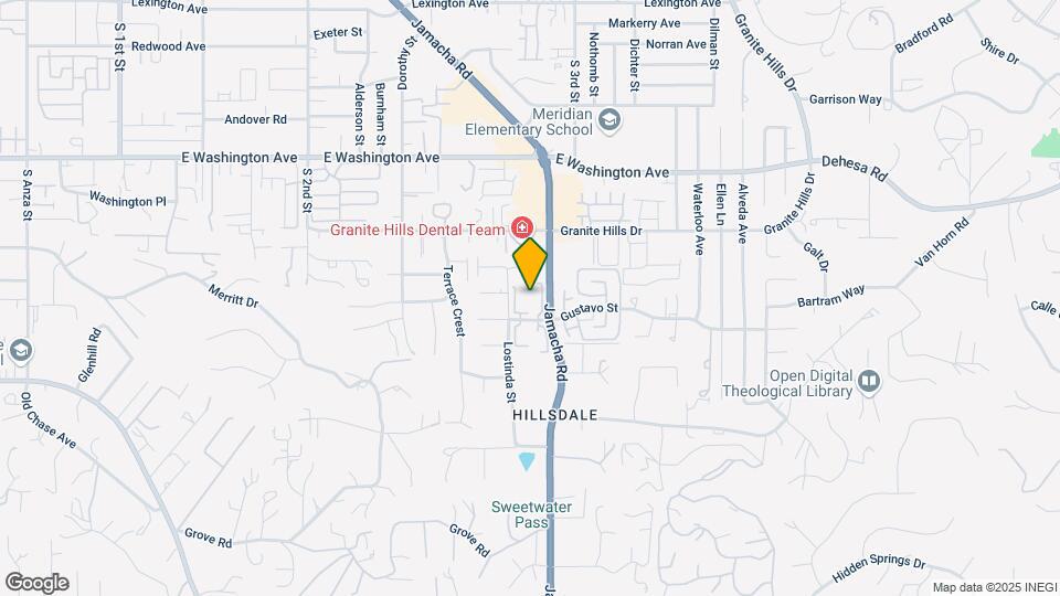 1494 Gustavo St Map and Location Details