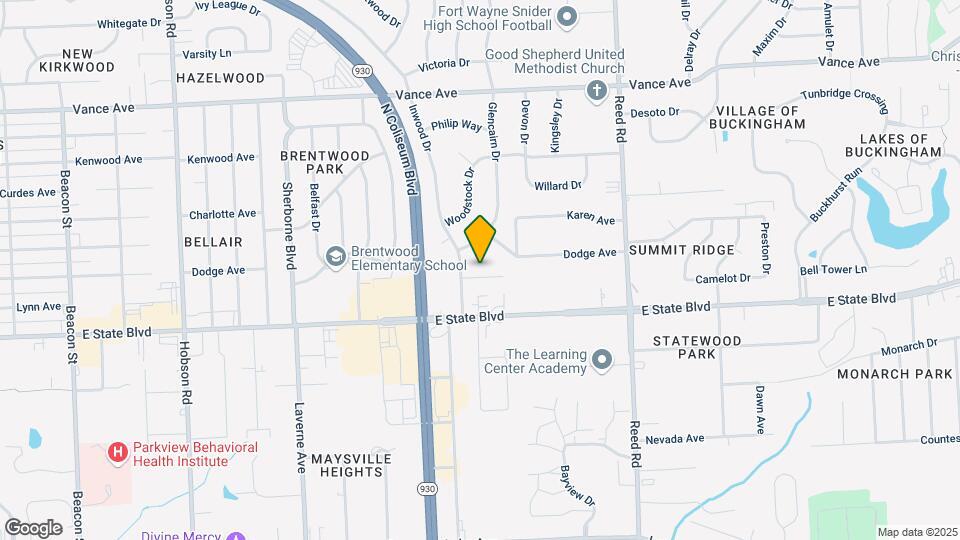 4221 Lynwood Ct Map and Location Details