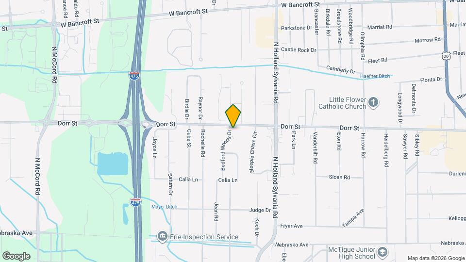 1230 Bedford Woods Dr Map and Location Details