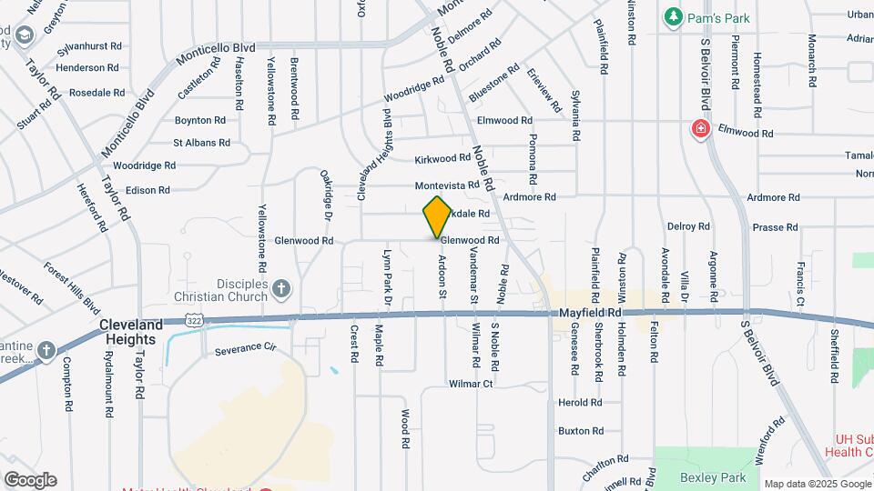 3848 Glenwood Rd Map and Location Details