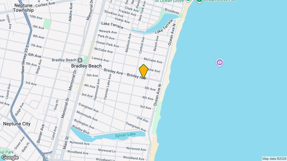 207 Brinley Ave Map and Location Details