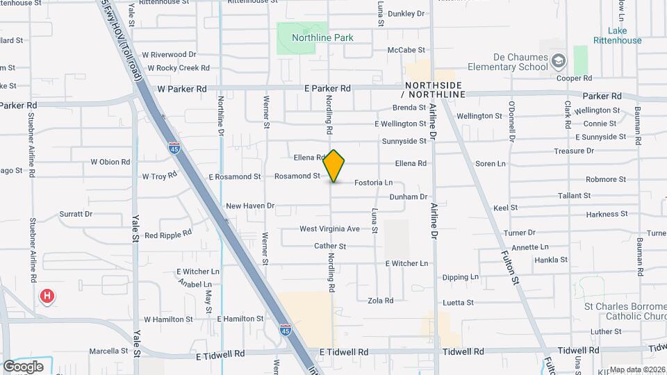602 Fostoria Ln Mapa y Detalles de la Ubicación