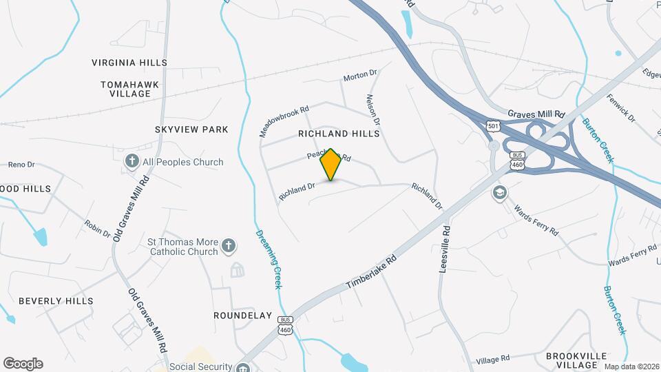 7119 Richland Dr Map and Location Details