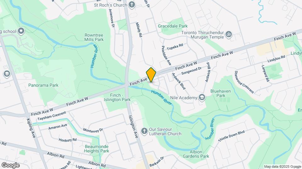 3059 Finch Ave W Map and Location Details